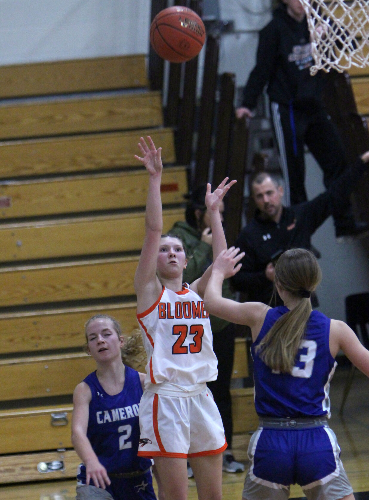 Cameron at Bloomer girls basketball 1-16-23